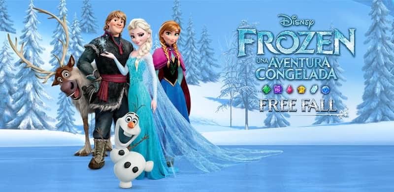 Disney Frozen Free Fall video